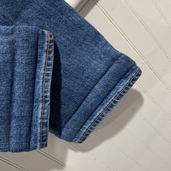 Old Navy jeans boyfriend Adele distressed patchwork tie dye size 0 stretch - Picture 7 of 10